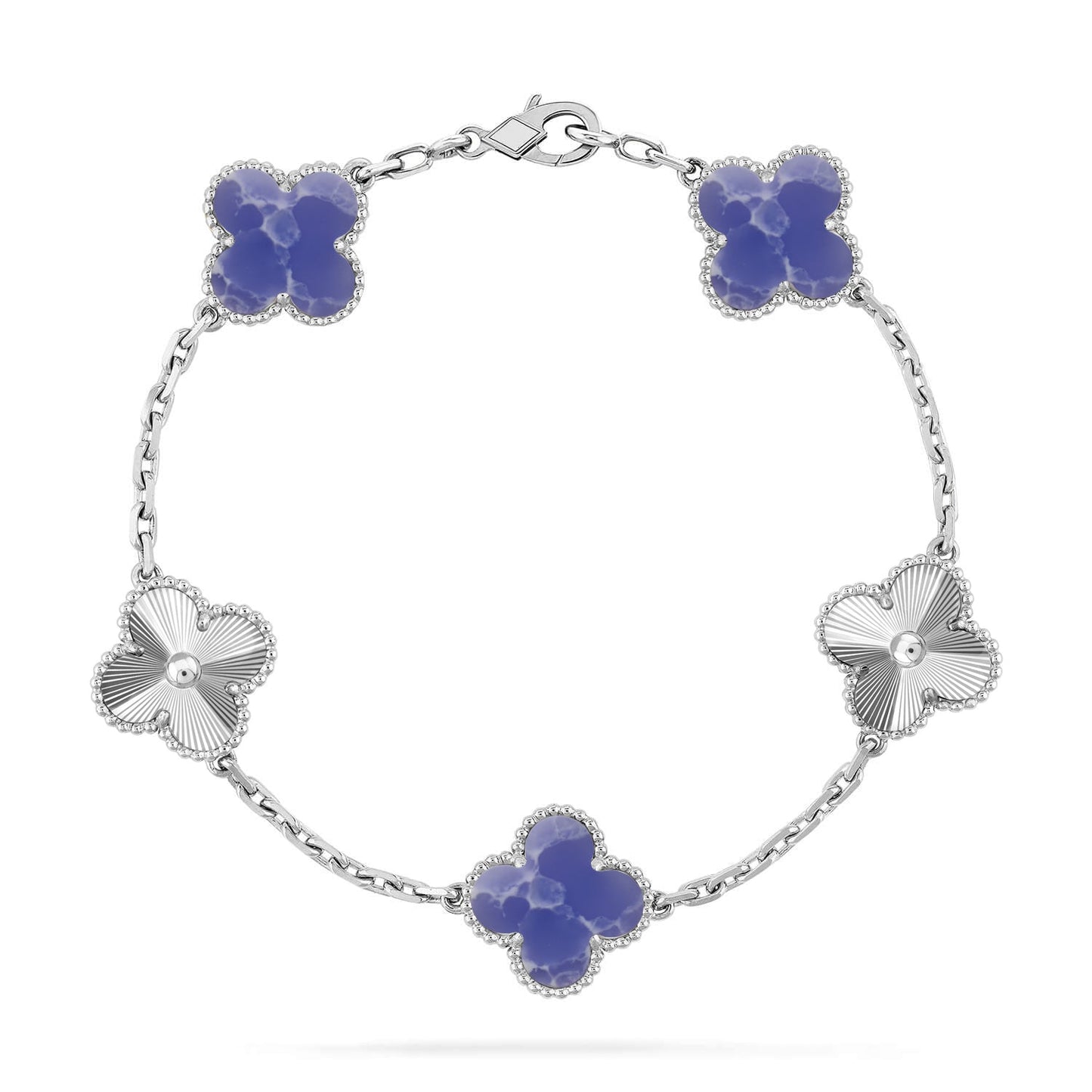 [Liorra]CLOVER 5 MOTIF BLUE VEINS BRACELET COLLECTION