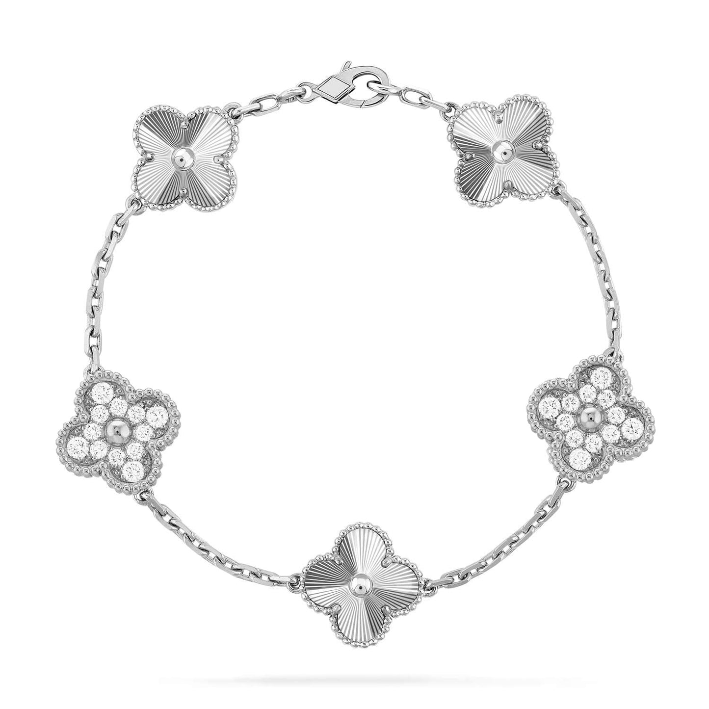 [Liorra] CLOVER 5 MOTIF LASER BRACELET COLLECTION
