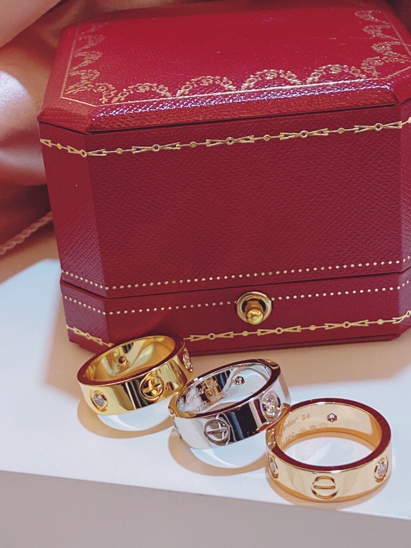 [Liorra]Three-Diamond Ring