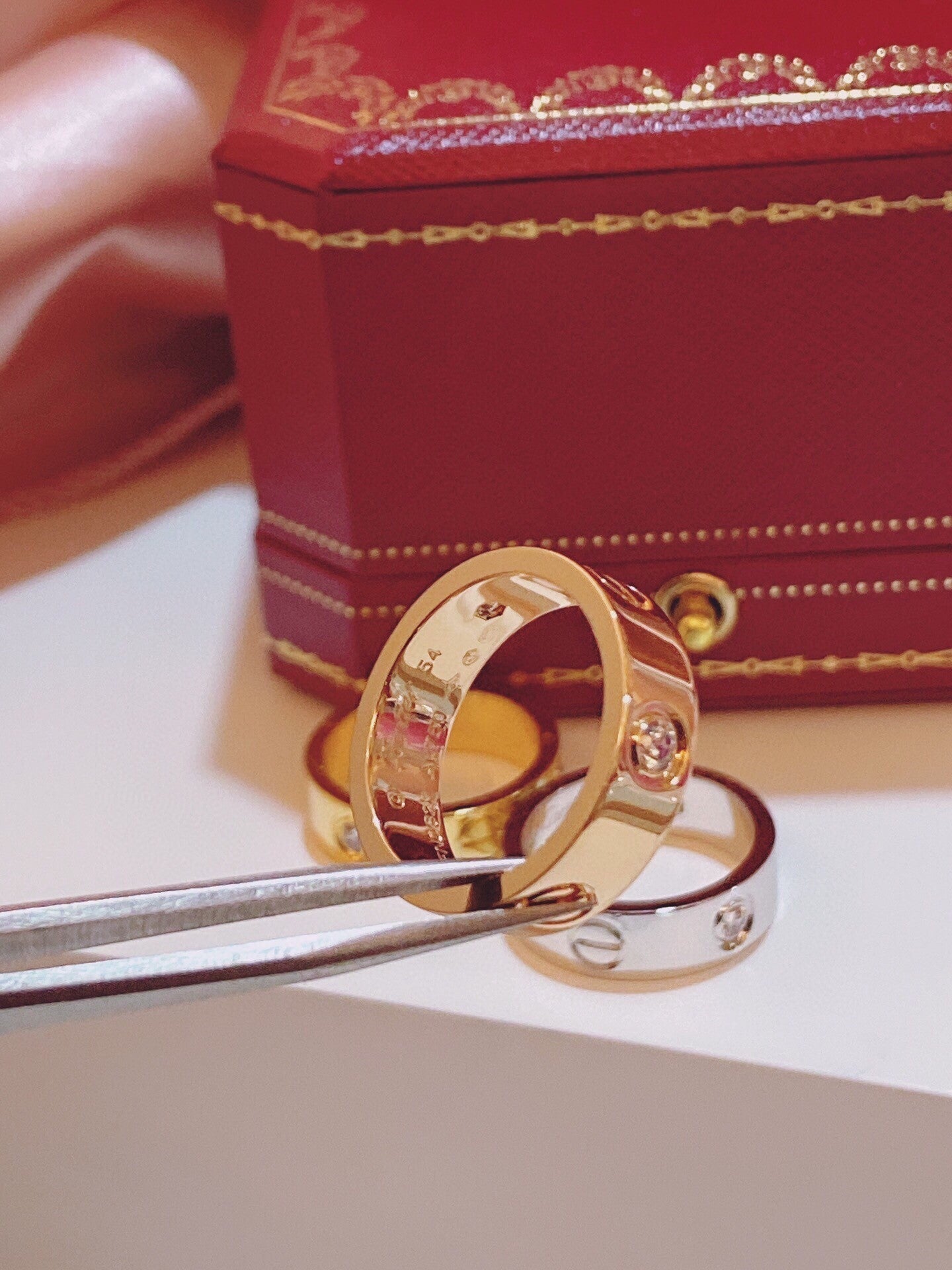 [Liorra]Three-Diamond Ring