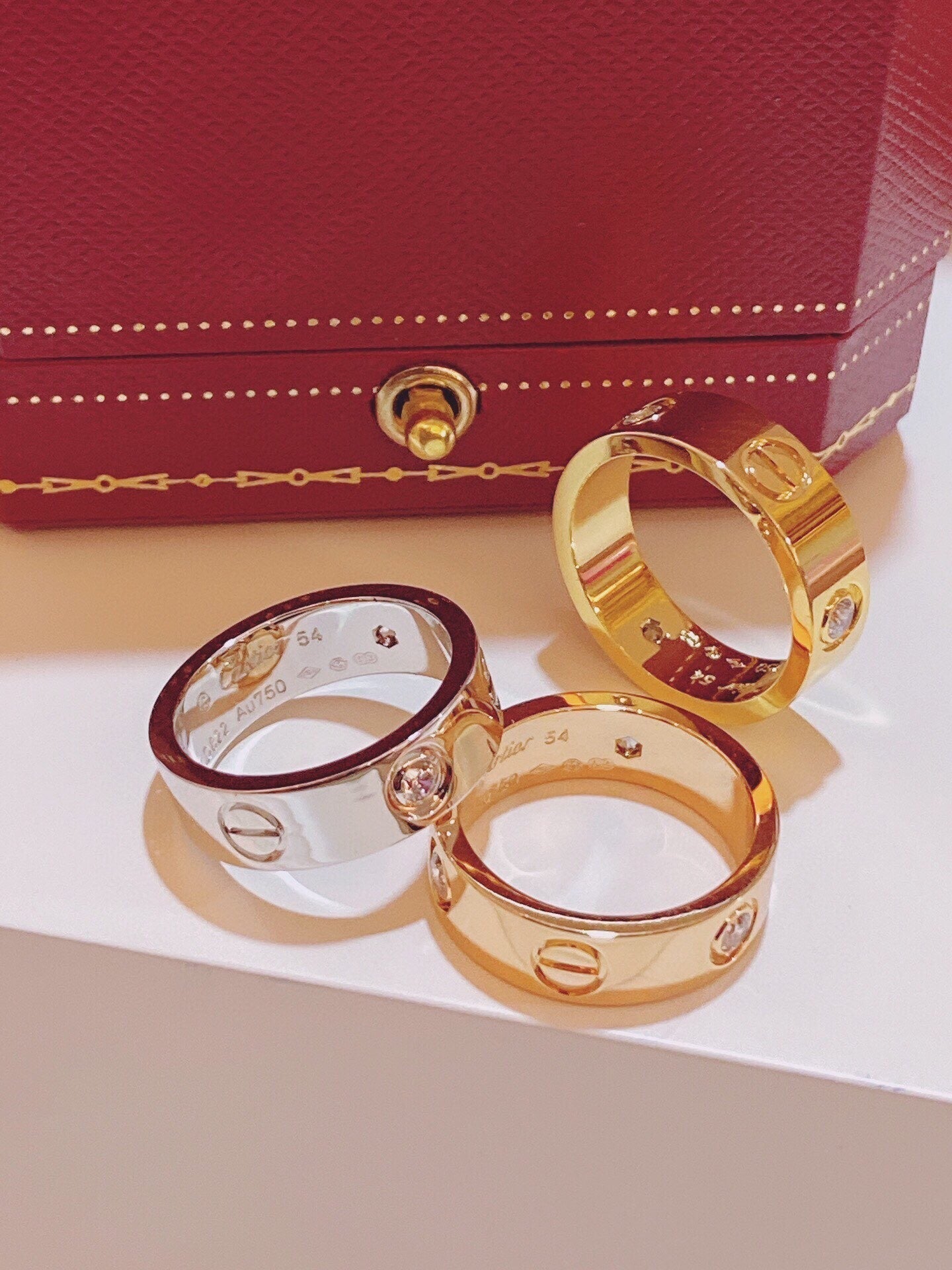 [Liorra]Three-Diamond Ring