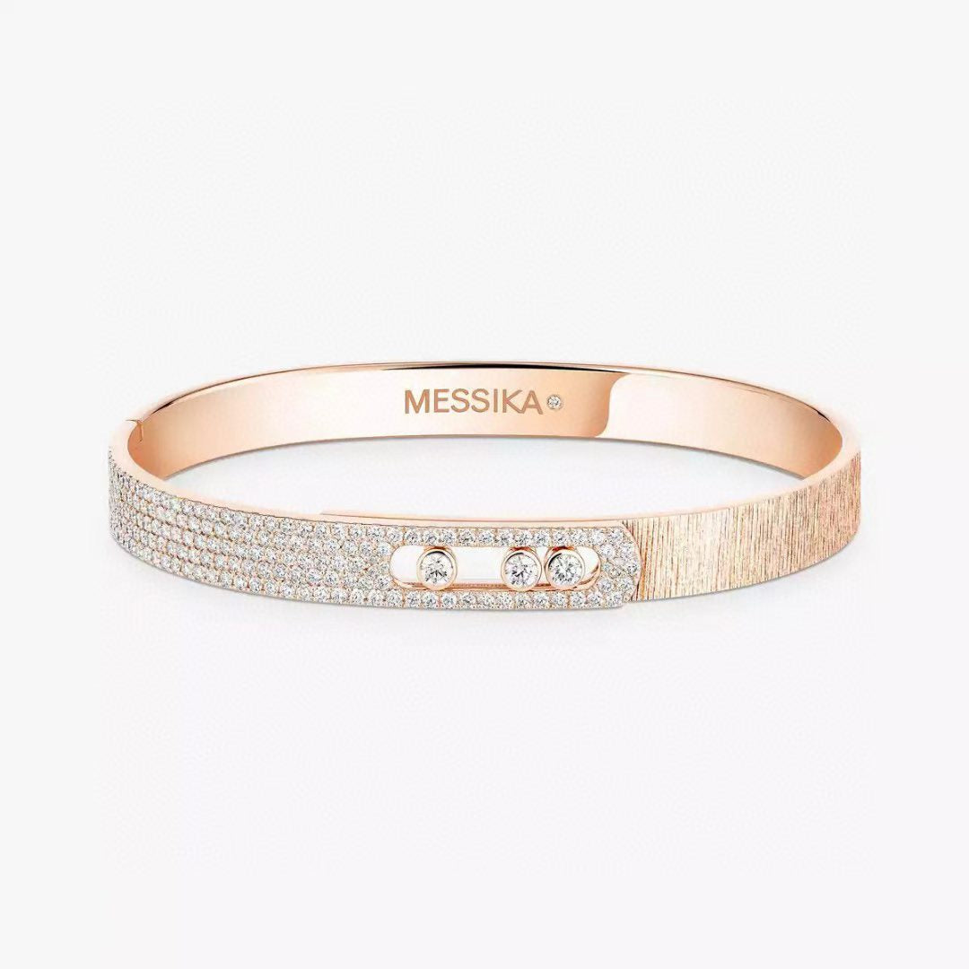 [Liorra]2026 BRAND-NEW FROSTED BRACELET WITH DIAMONDS THREE COLORS