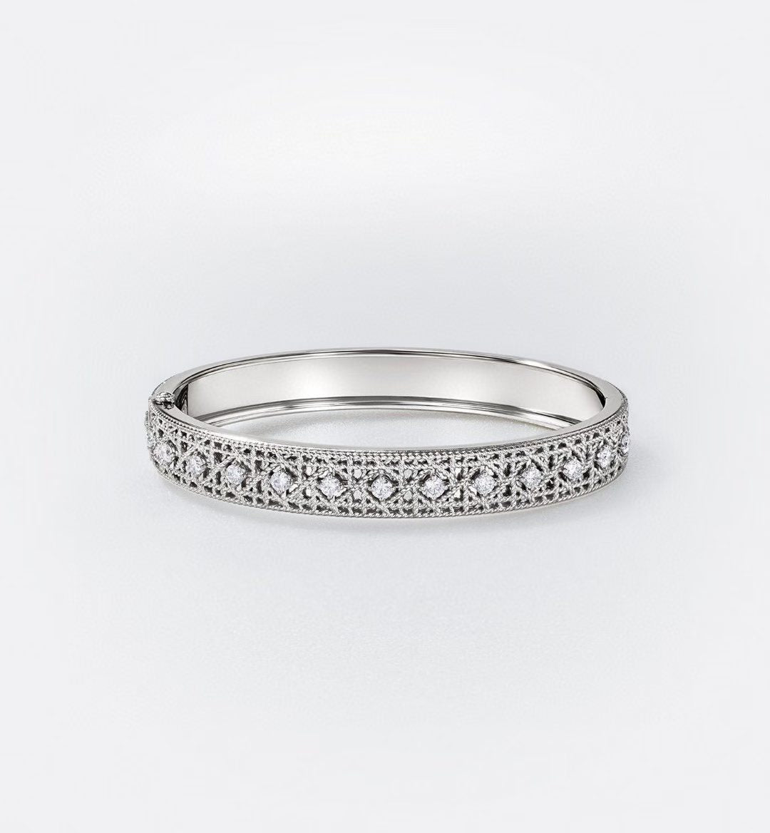 [?Liorra]2026 WOVEN-PATTERN BRACELET SET WITH FULL DIAMOND INLAY THREE-COLORS