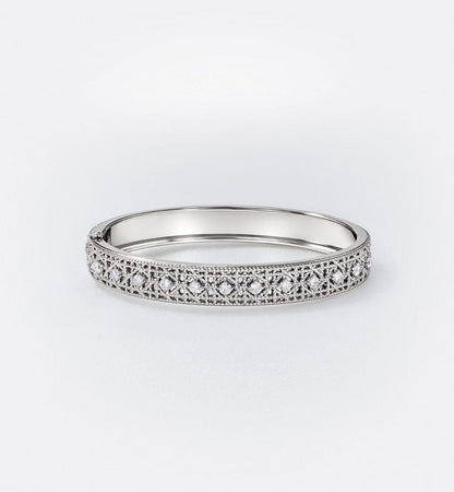 [?Liorra]2026 WOVEN-PATTERN BRACELET SET WITH FULL DIAMOND INLAY THREE-COLORS