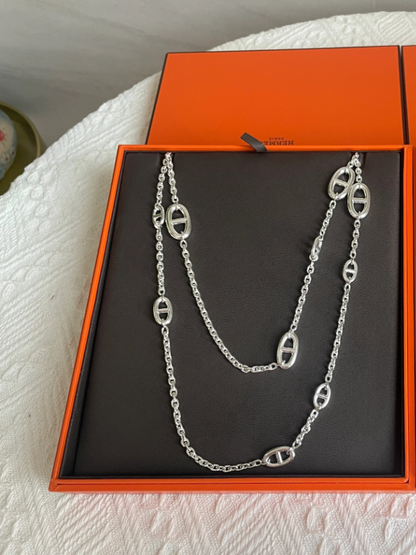 [Liorra]Classic Silver Sweater Chain