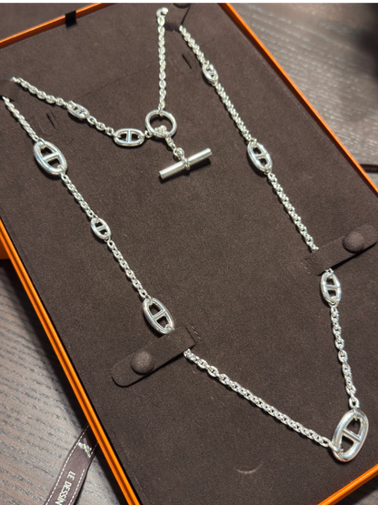 [Liorra]Classic Silver Sweater Chain