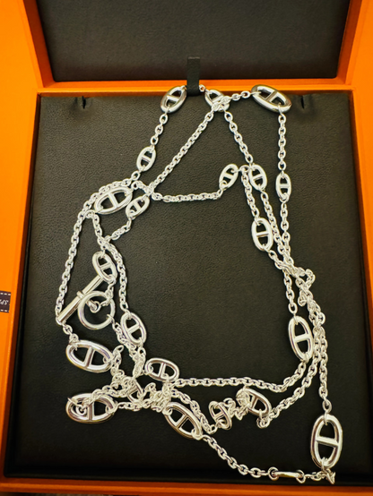 [Liorra]Classic Silver Sweater Chain