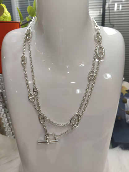 [Liorra]Classic Silver Sweater Chain