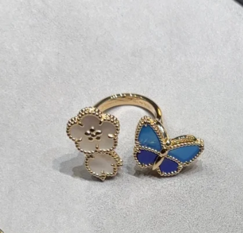 [Liorra]NEW TWIN BUTTERFLY LUCKY RING