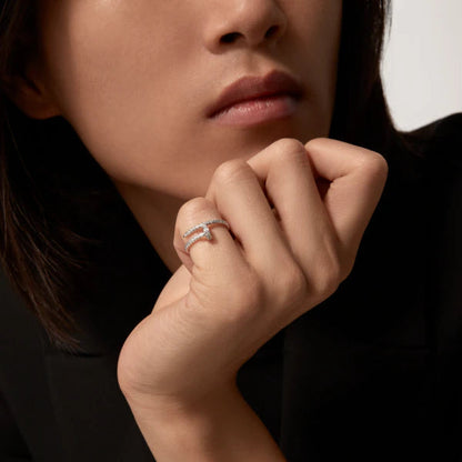 [Liorra]JUSTE RING 1.8MM SILVER DIAMONDS