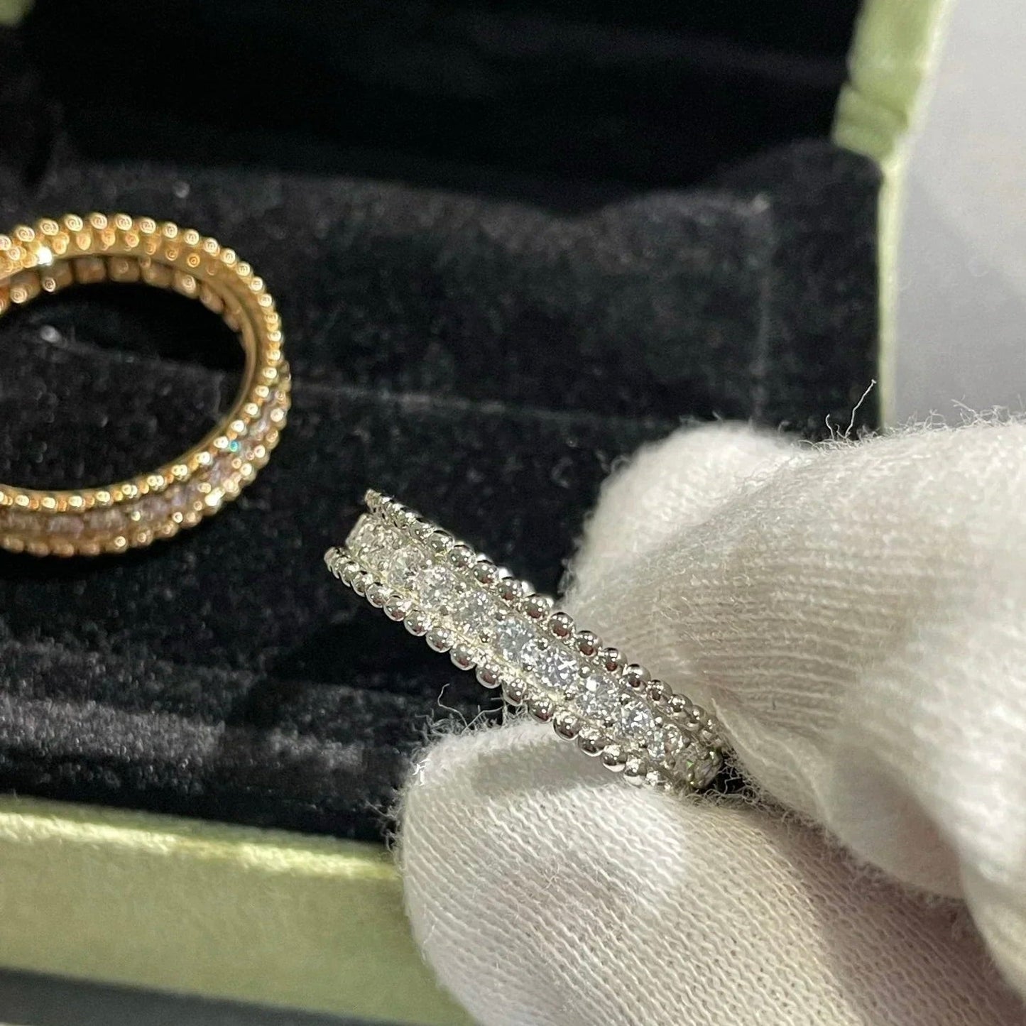 [Liorra]PERLEE DIAMOND SILVER RING