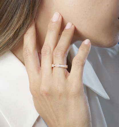 [Liorra]ALLIANCE LIENS VIDENCE PAVED DIAMOND 4MM RING