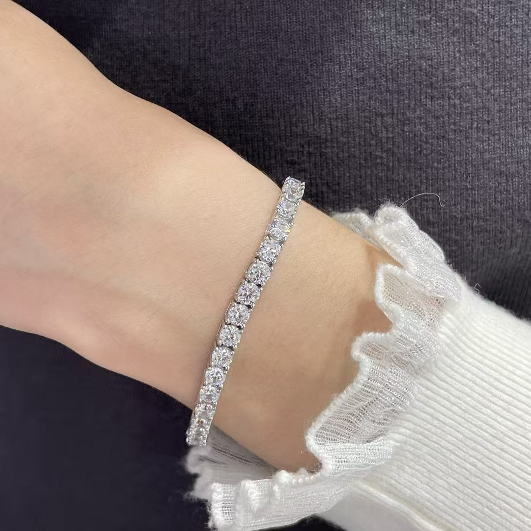 [Liorra jewelrys]TENNIS BRACELET WITH FULL DIAMOND SETTING