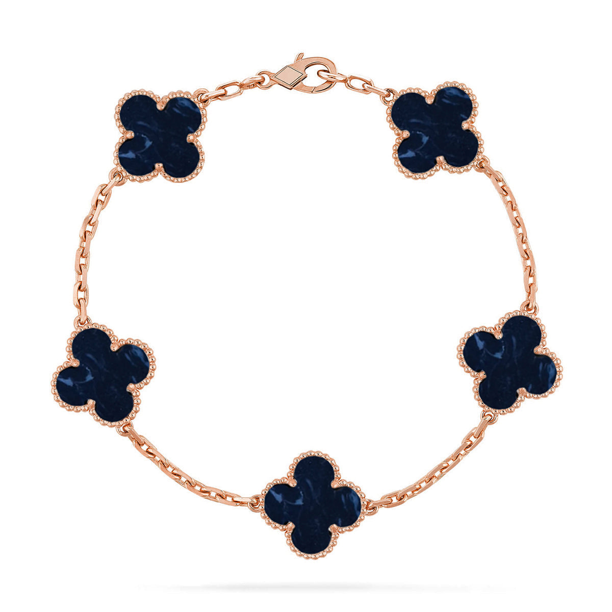 [Liorra]CLOVER 5 MOTIF PIETERSITE BRACELET COLLECTION