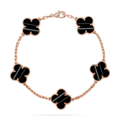 [Liorra] CLOVER 5 MOTIF PULSAR STONE BRACELET COLLECTION