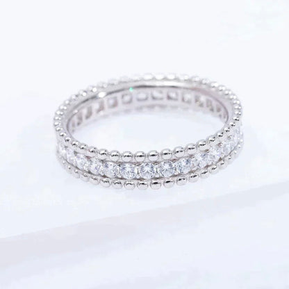 [Liorra]PERLEE DIAMOND SILVER RING