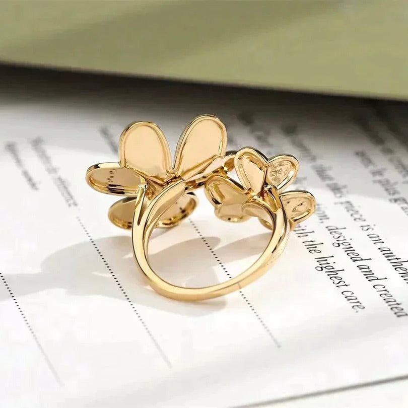 [Liorra]CLOVER COMOS GOLD DIAMOND RING