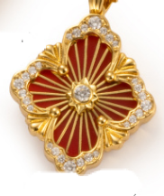 [Liorra] B.C.L BIG SIZE  ENAMEL NECKLACE£¨Various colors£©