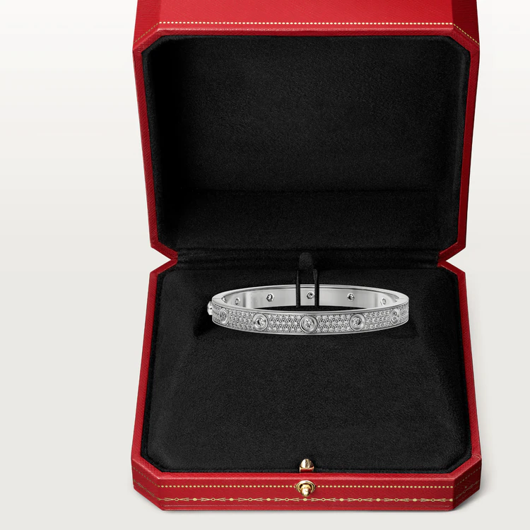 [Liorra]LOVE BRACELET 6.1MM DIAMOND-PAVED 10 BIG DIAMONDS