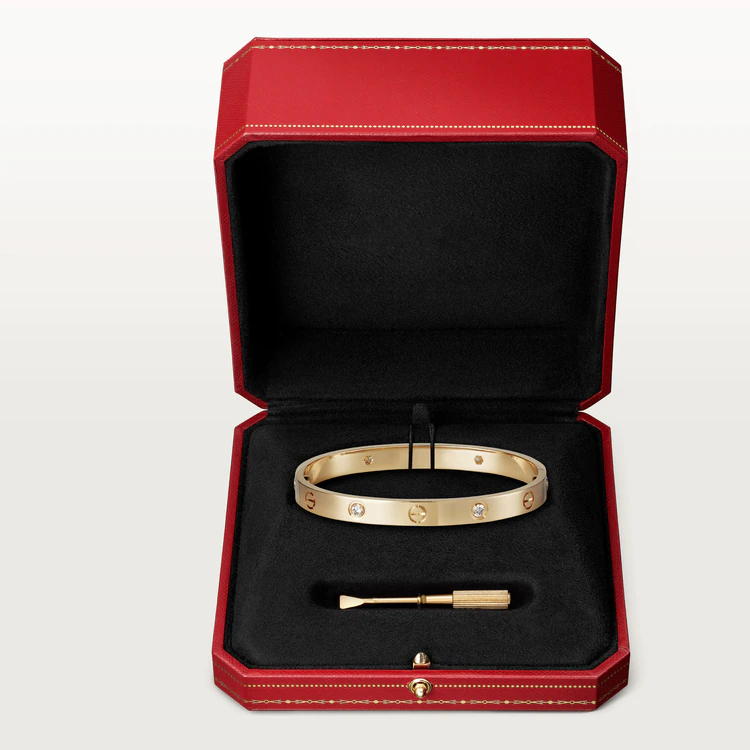 [Liorra]LOVE BRACELET 6.1MM 4 DIAMONDS