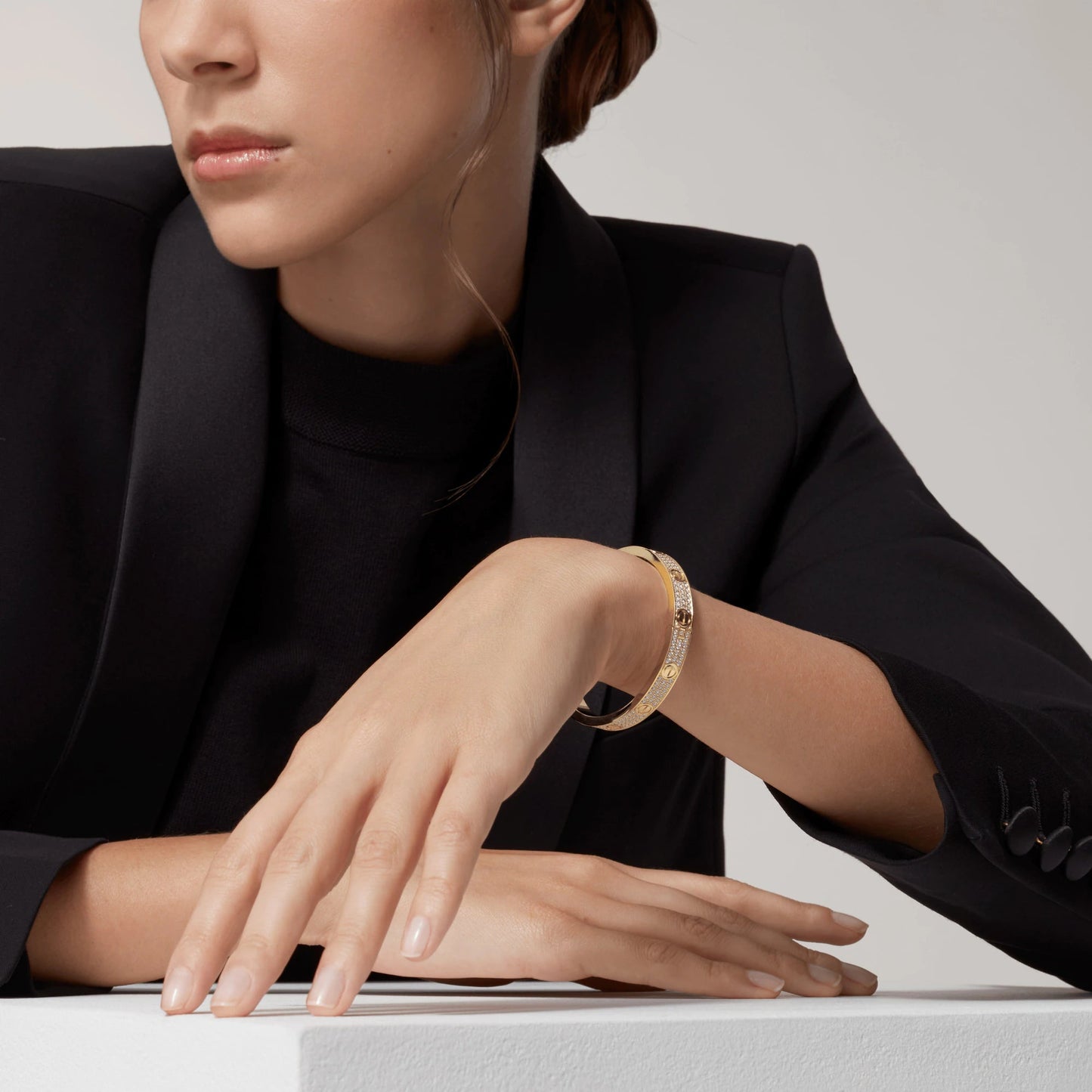 [Liorra]LOVE BRACELET 6.1MM DIAMOND-PAVED