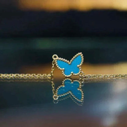 [Liorra]BUTTERFLY TURQUOISE BUTTERFLY BRACELET