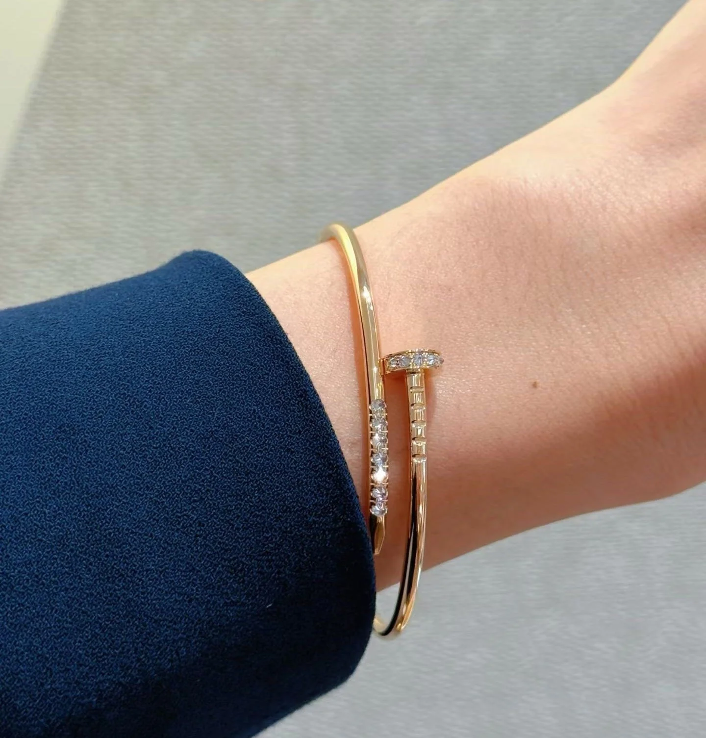 [Liorra]JUSTE BRACELET 2.5MM DIAMONDS NEW