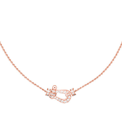 [Liorra]FORCE 10 PINK GOLD DIAMOND NECKLACE