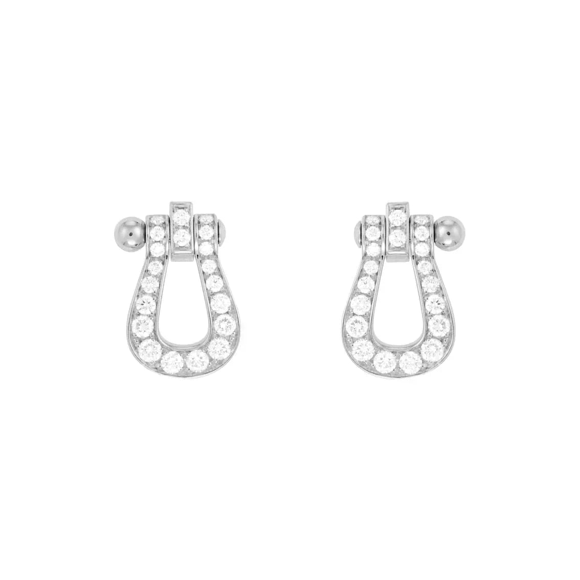 [Liorra]FORCE 10 FULL DIAMOND STUD EARRINGS MINI MODEL
