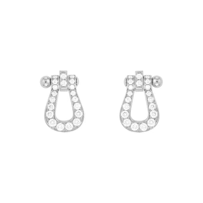 [Liorra]FORCE 10 FULL DIAMOND STUD EARRINGS MINI MODEL