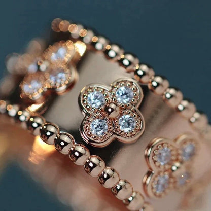 [Liorra]CLOVER KALEIDOSCOPE RING 10MM