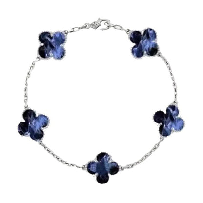 [Liorra]CLOVER 5 MOTIF PIETERSITE BRACELET COLLECTION
