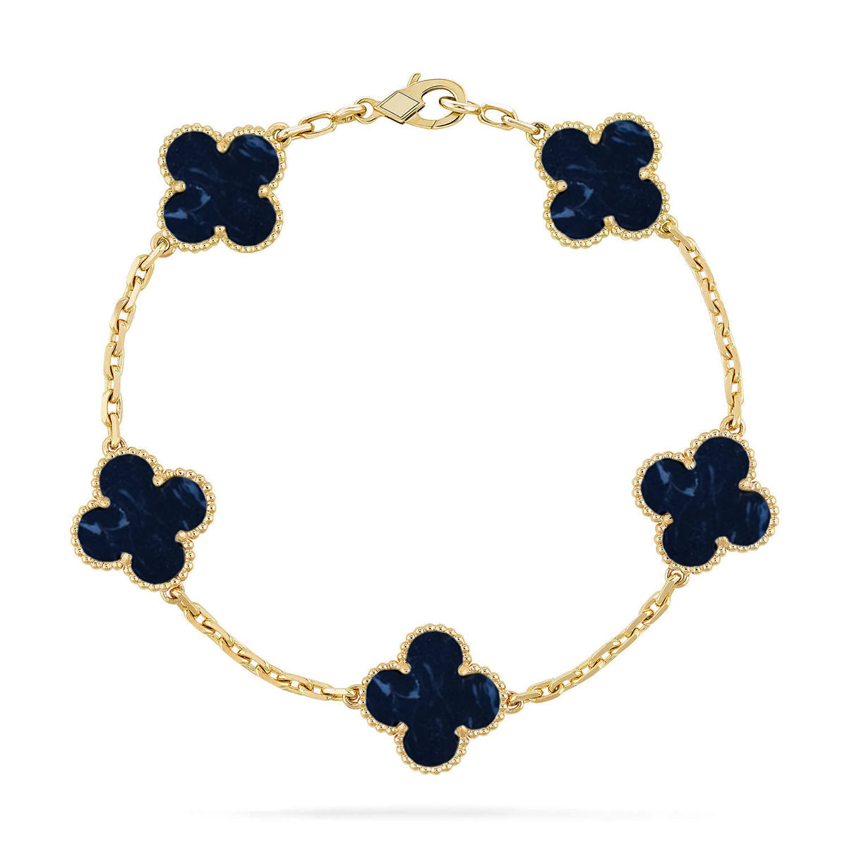 [Liorra]CLOVER 5 MOTIF PIETERSITE BRACELET COLLECTION