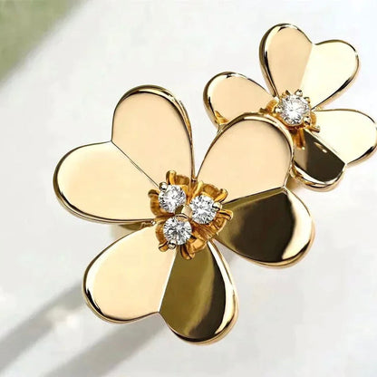 [Liorra]CLOVER COMOS GOLD DIAMOND RING