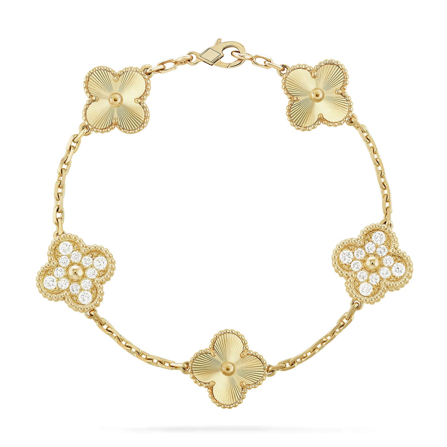 [Liorra] CLOVER 5 MOTIF LASER BRACELET COLLECTION