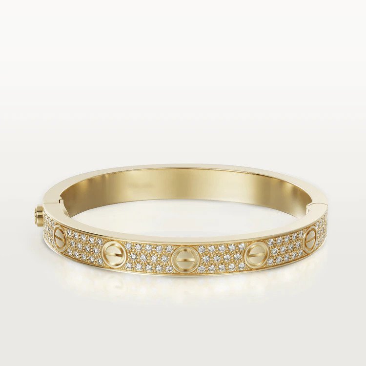 [Liorra]LOVE BRACELET 6.1MM DIAMOND-PAVED