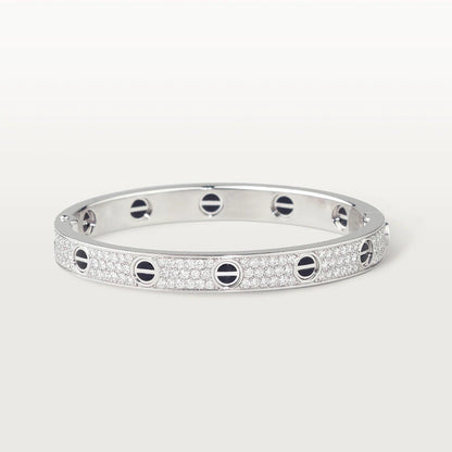 [Liorra]LOVE BRACELET 6.1MM DIAMOND-PAVED CERAMIC