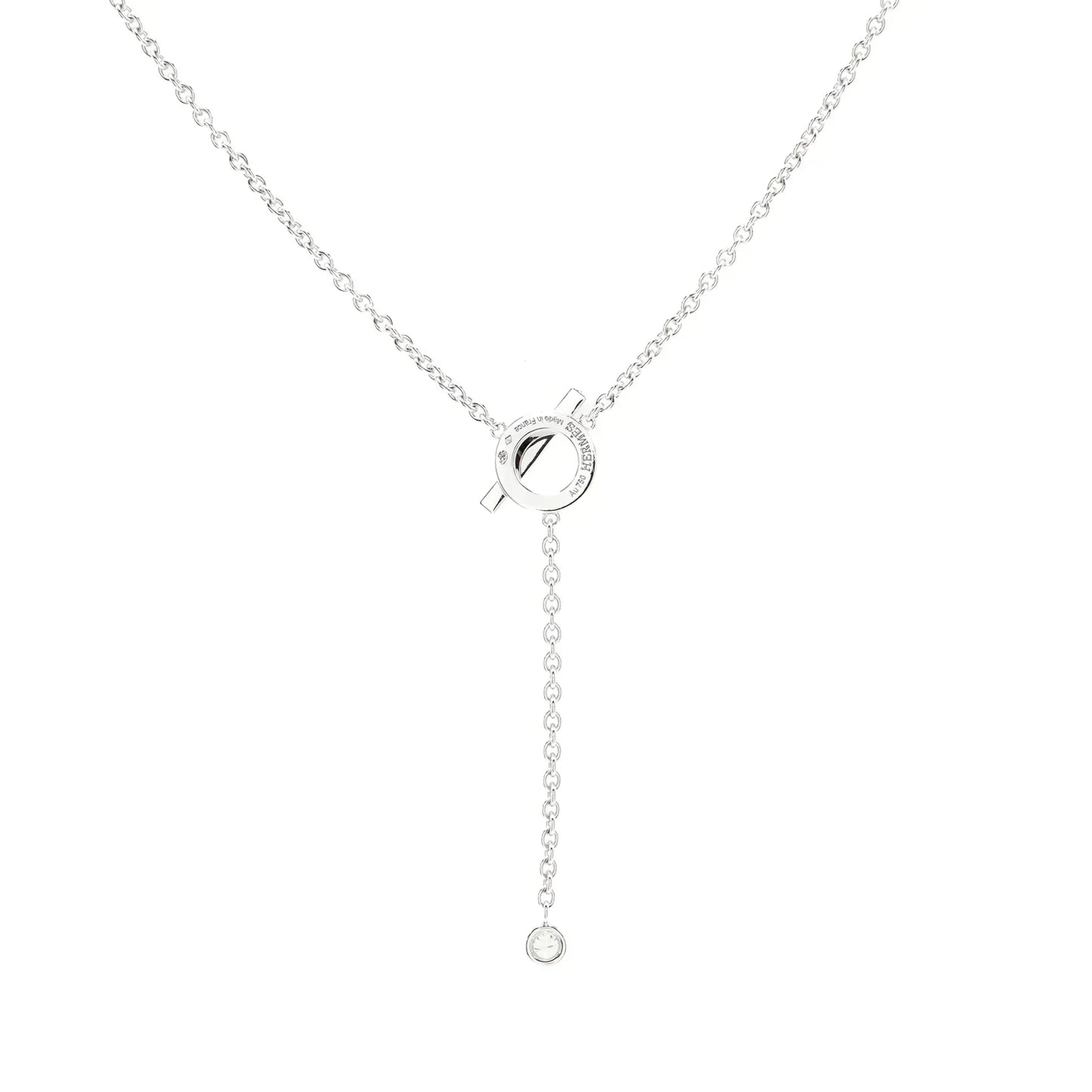 [Liorra]FINESSE SILVER DIAMOND NECKLACE