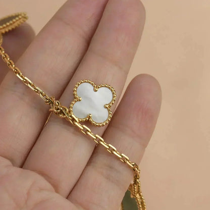 [Liorra]LUCKY SPRING 5 MOTIF GOLD BRACELET