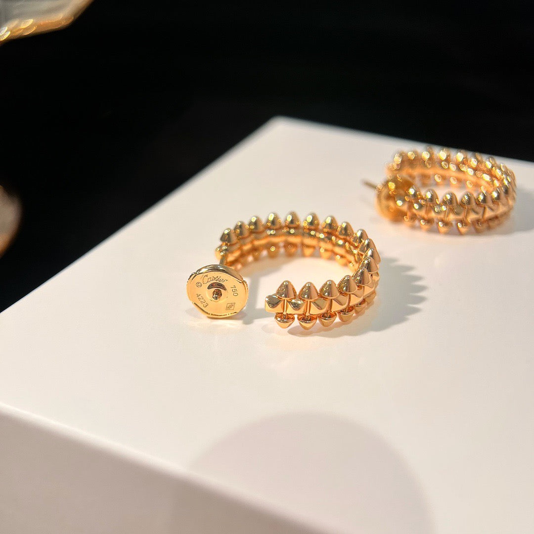 [Liorra]CLASH SMALL HOOP EARRINGS