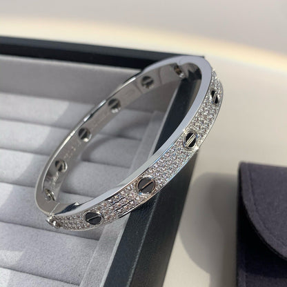[Liorra]LOVE BRACELET 6.1MM DIAMOND-PAVED CERAMIC