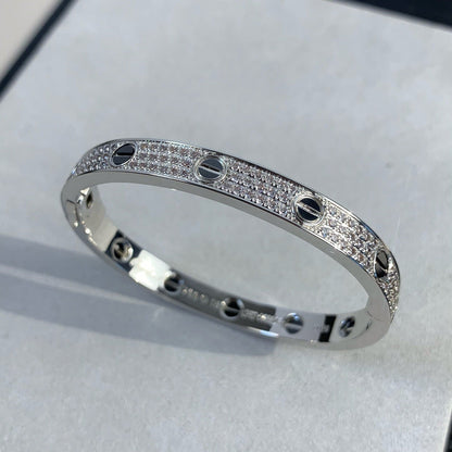[Liorra]LOVE BRACELET 6.1MM DIAMOND-PAVED CERAMIC