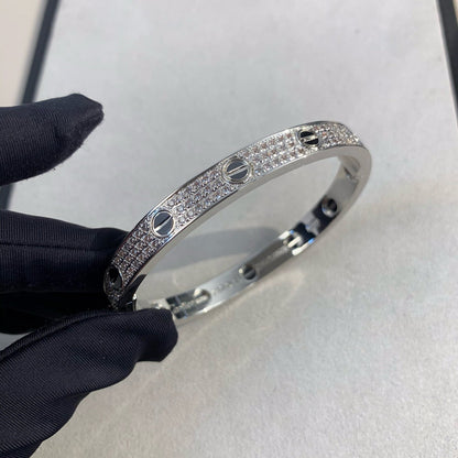 [Liorra]LOVE BRACELET 6.1MM DIAMOND-PAVED CERAMIC