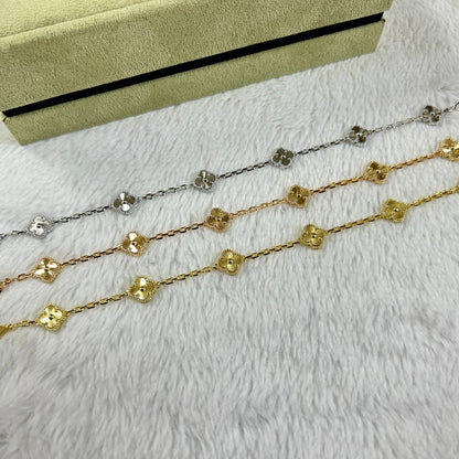 [Liorra]CLOVER 6 MOTIF DIAMOND BRACELET