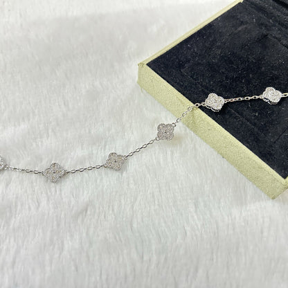 [Liorra]CLOVER 6 MOTIF DIAMOND BRACELET