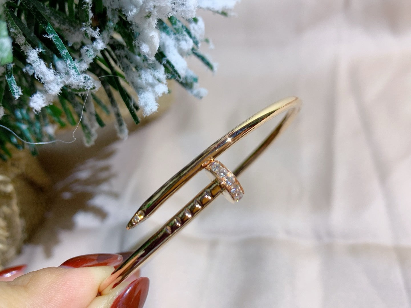 [Liorra]JUSTE BRACELET 2.5MM DIAMONDS