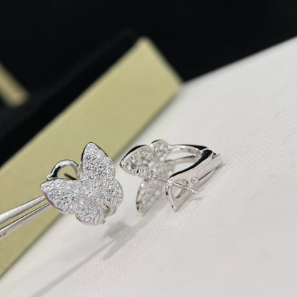 [Liorra]BUTTERFLY ALL DIAMOND EARRINGS