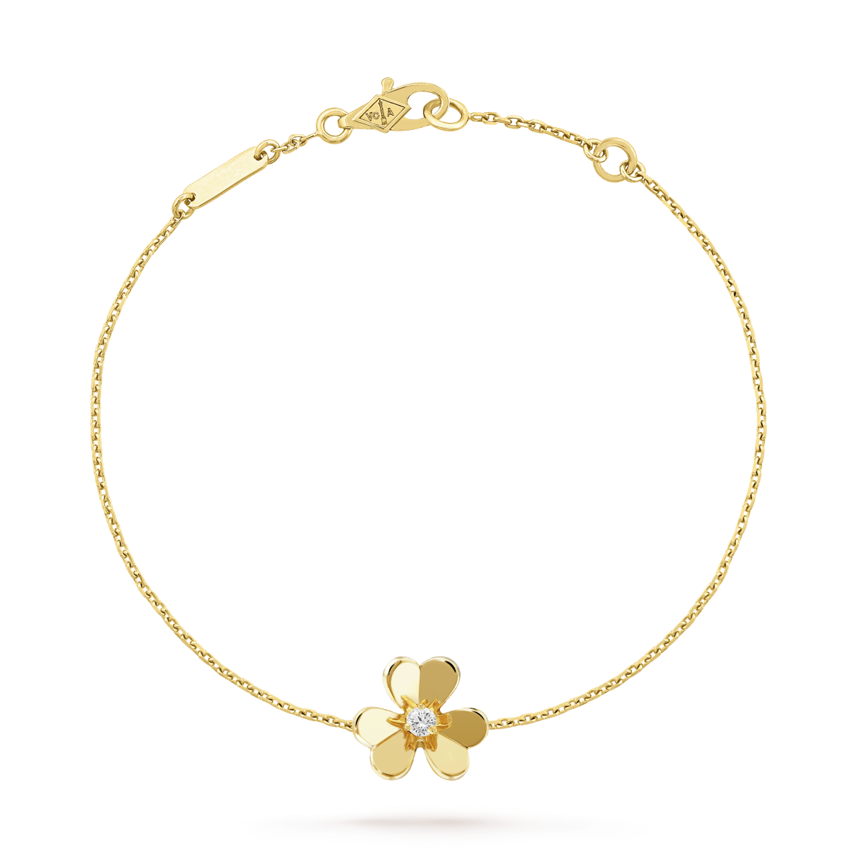 [Liorra]FRIVOLE GOLD FLOWER PINK MALACHITE BRACELET