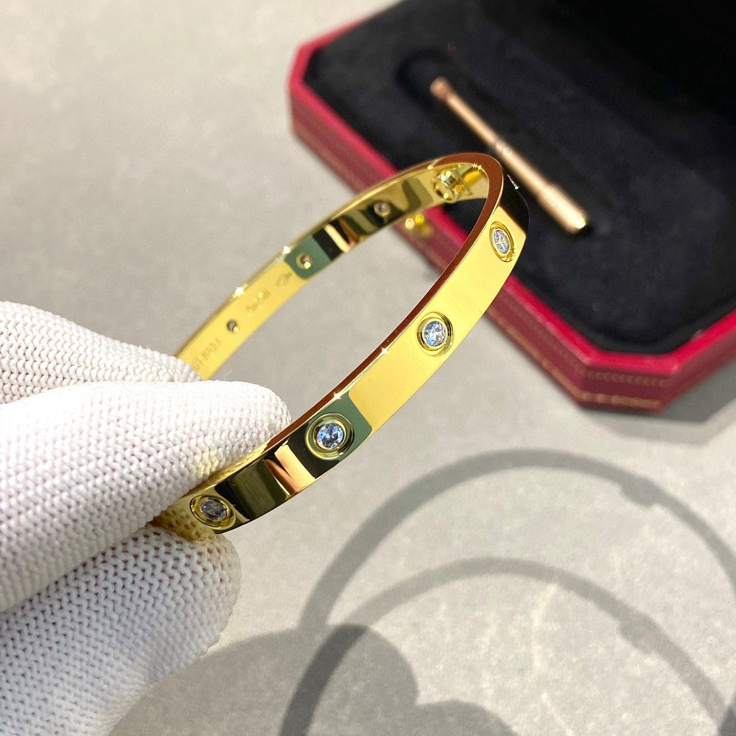 [Liorra]LOVE BRACELET 6.1MM 10 DIAMONDS