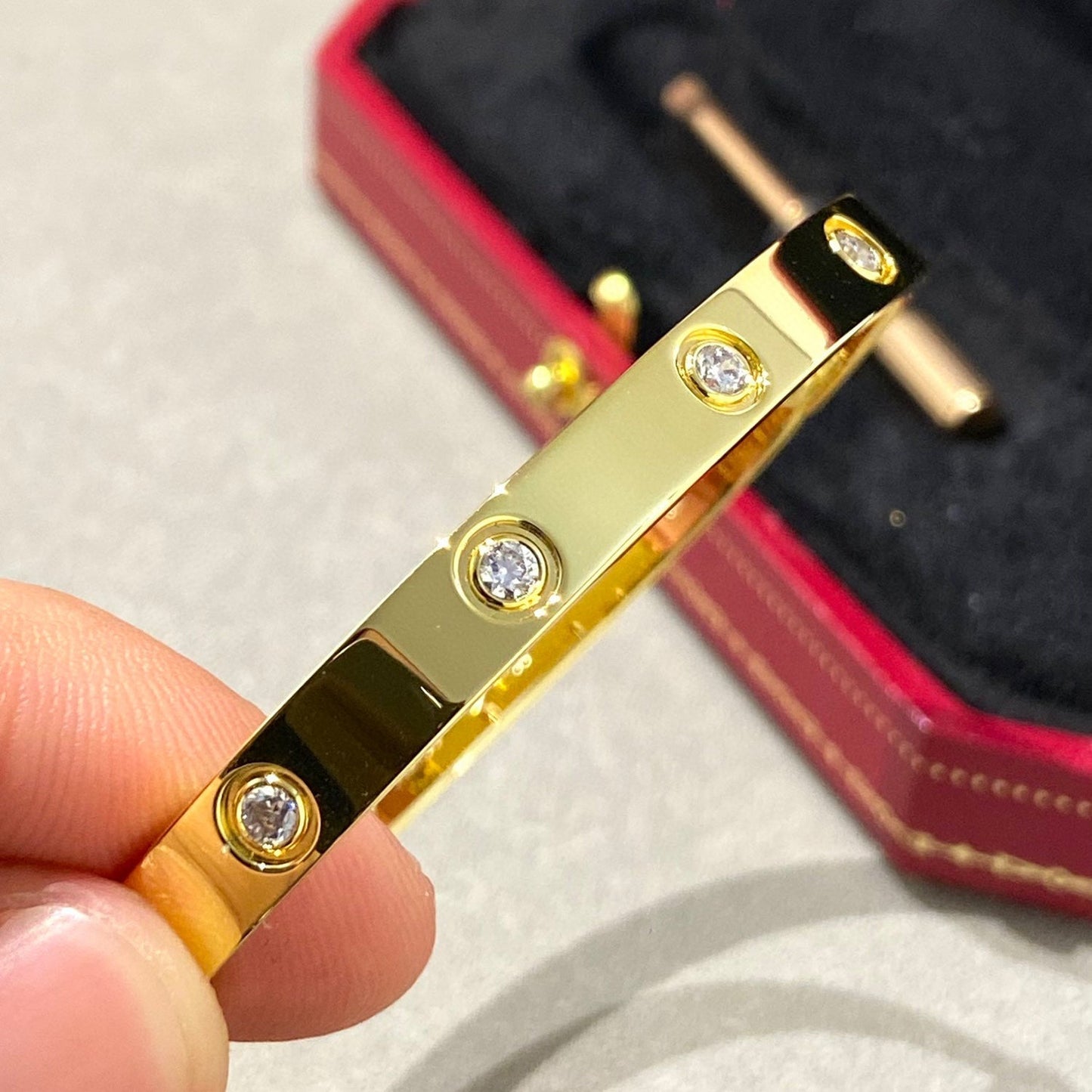 [Liorra]LOVE BRACELET 6.1MM 10 DIAMONDS